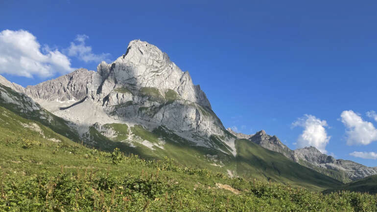 Alpinklettern Auf Der Roggal