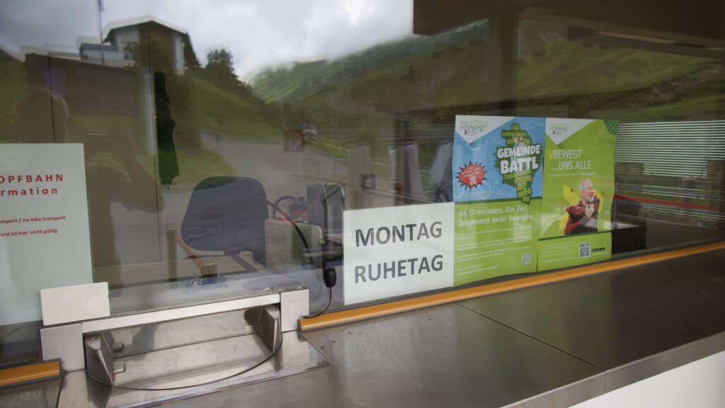 Seekopfbahn - Montag Ruhetag Im Sommer