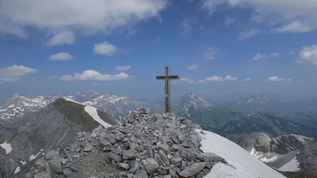 Spuller Schafberg - Zweites Gipfelkreuz