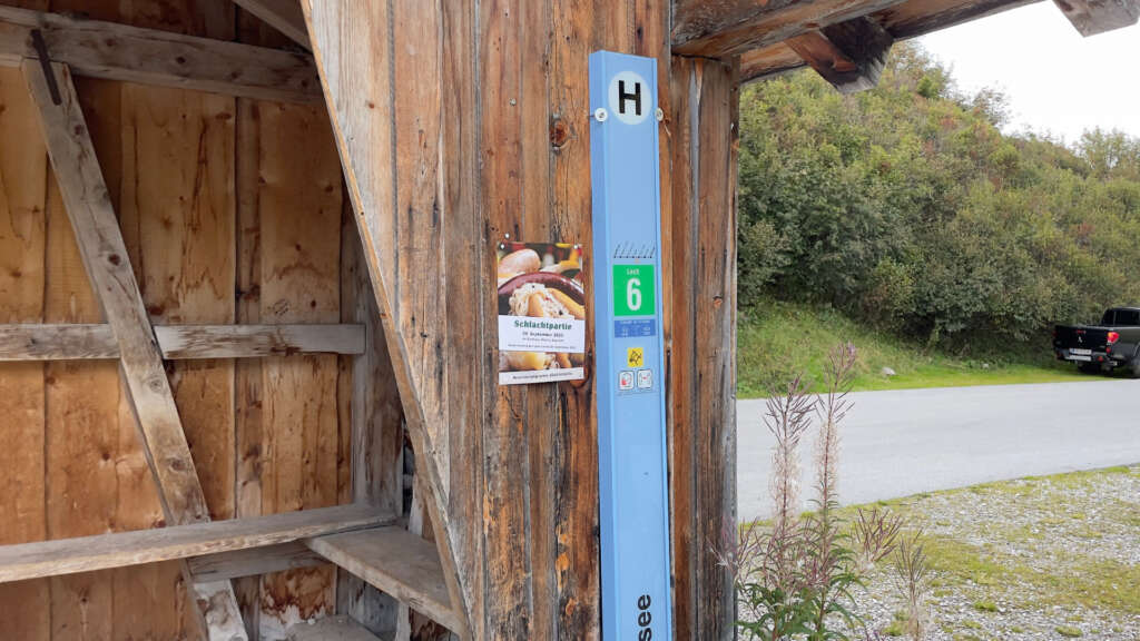 Spullersee Zur Ravensburger Hütte - Bushaltestelle