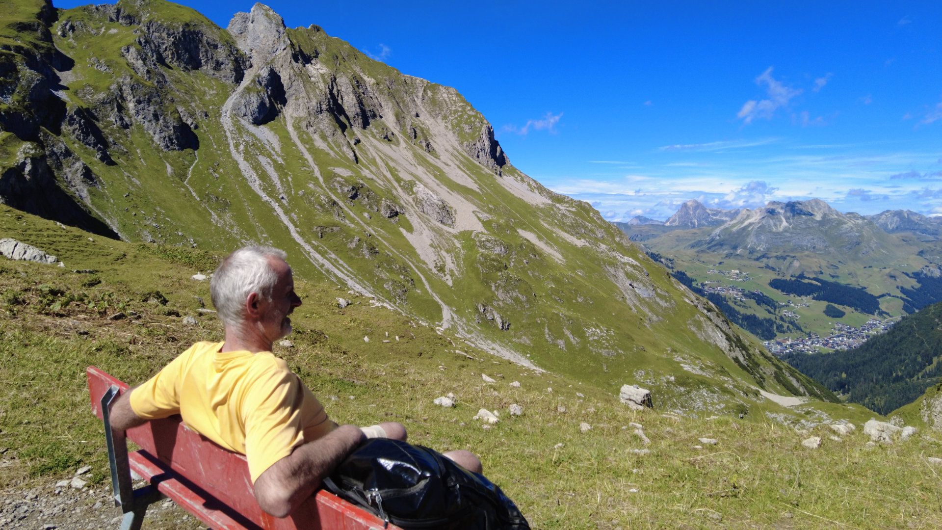 Ausblick Nach Lech Am Arlberg